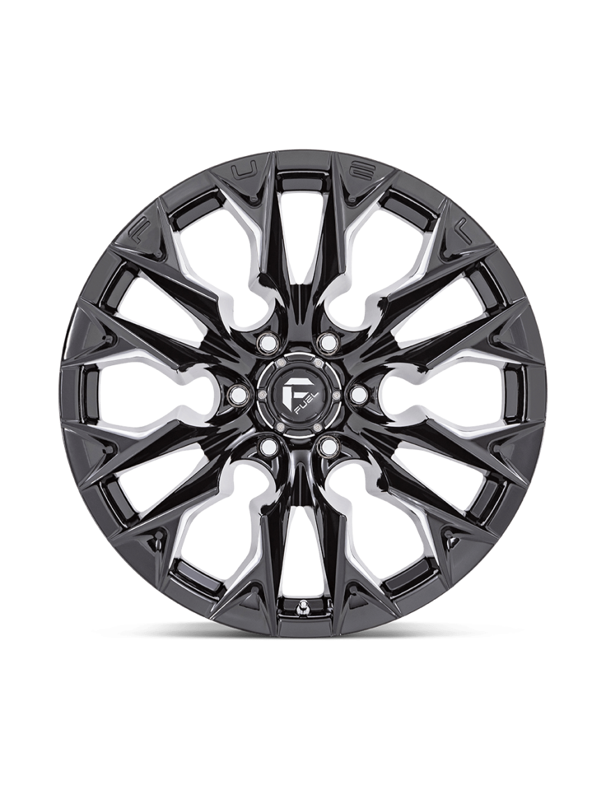 Felga aluminiowa D803 FLAME Gloss Black Milled FUEL - ujęcie 2