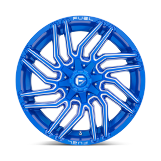 Felga aluminiowa D774 TYPHOON Anodized Blue Milled FUEL - ujęcie 2
