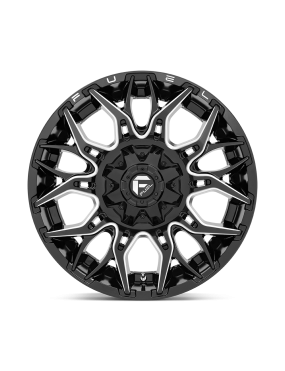 Felga aluminiowa D769 TWITCH Glossy Black Milled FUEL