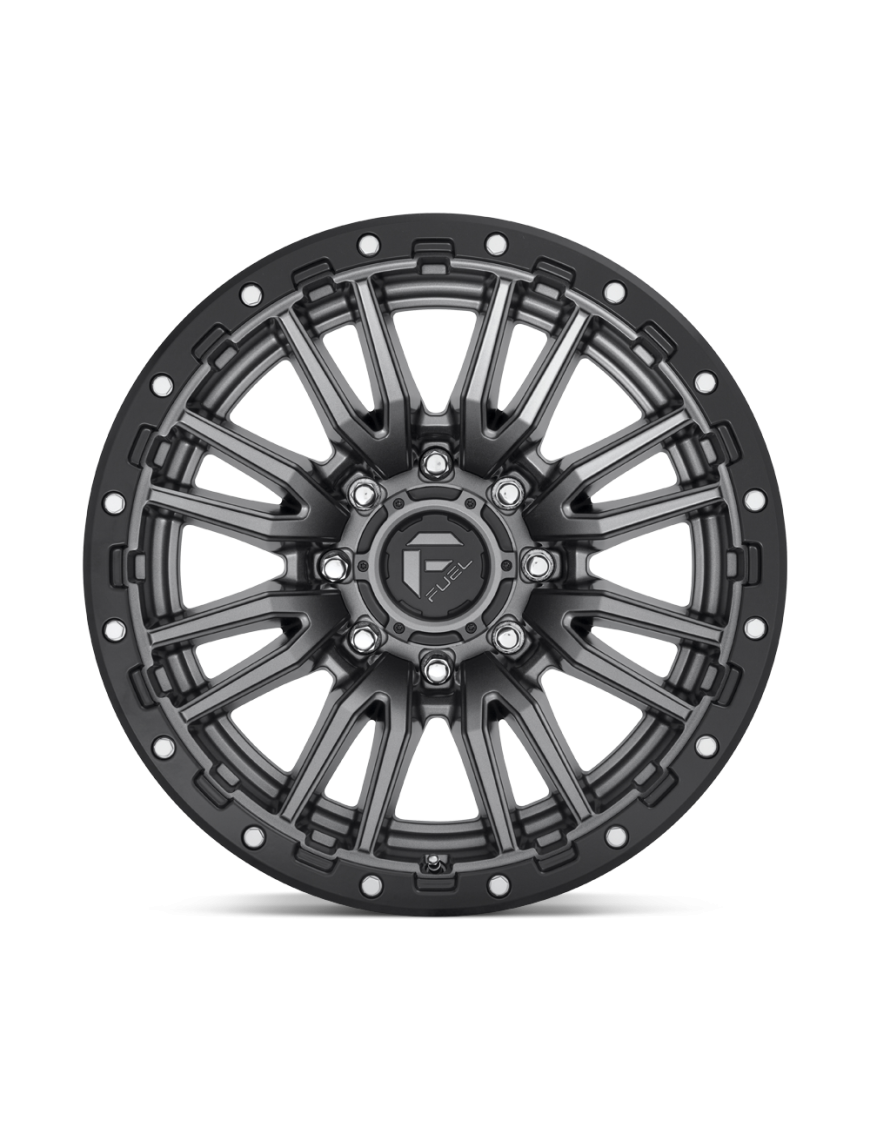 Felga aluminiowa D680 REBEL Matte Gun Metal Black Bead Ring FUEL - ujęcie 2