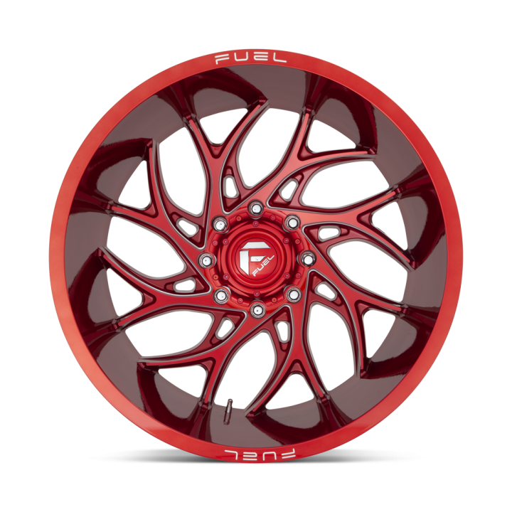 Felga aluminiowa RUNNER Candy Red Milled FUEL - ujęcie 3
