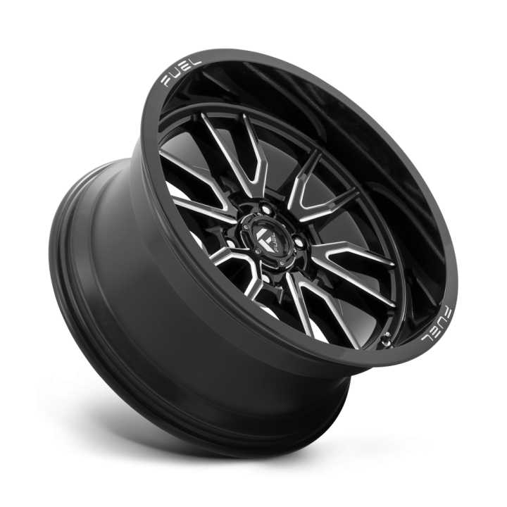 Felga aluminiowa D761 CLASH Gloss Black Milled FUEL - ujęcie 2