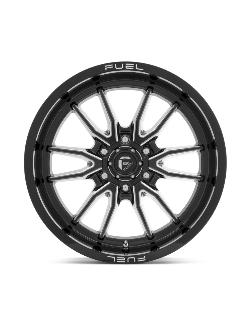 Felga aluminiowa D761 CLASH Gloss Black Milled FUEL - ujęcie 3