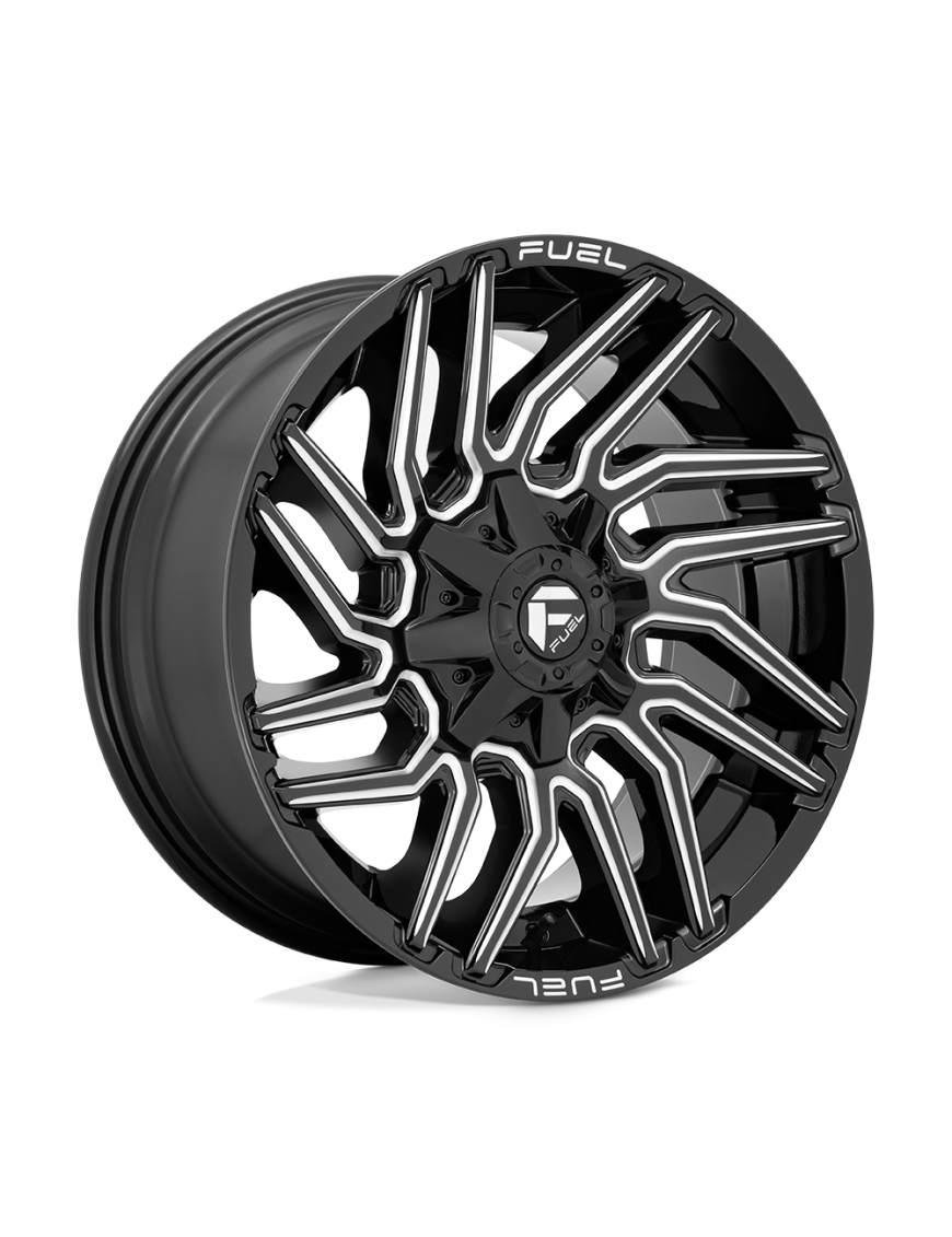 Felga aluminiowa D773 TYPHOON Gloss Black Milled FUEL