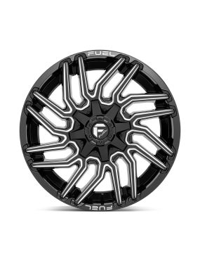 Felga aluminiowa D773 TYPHOON Gloss Black Milled FUEL