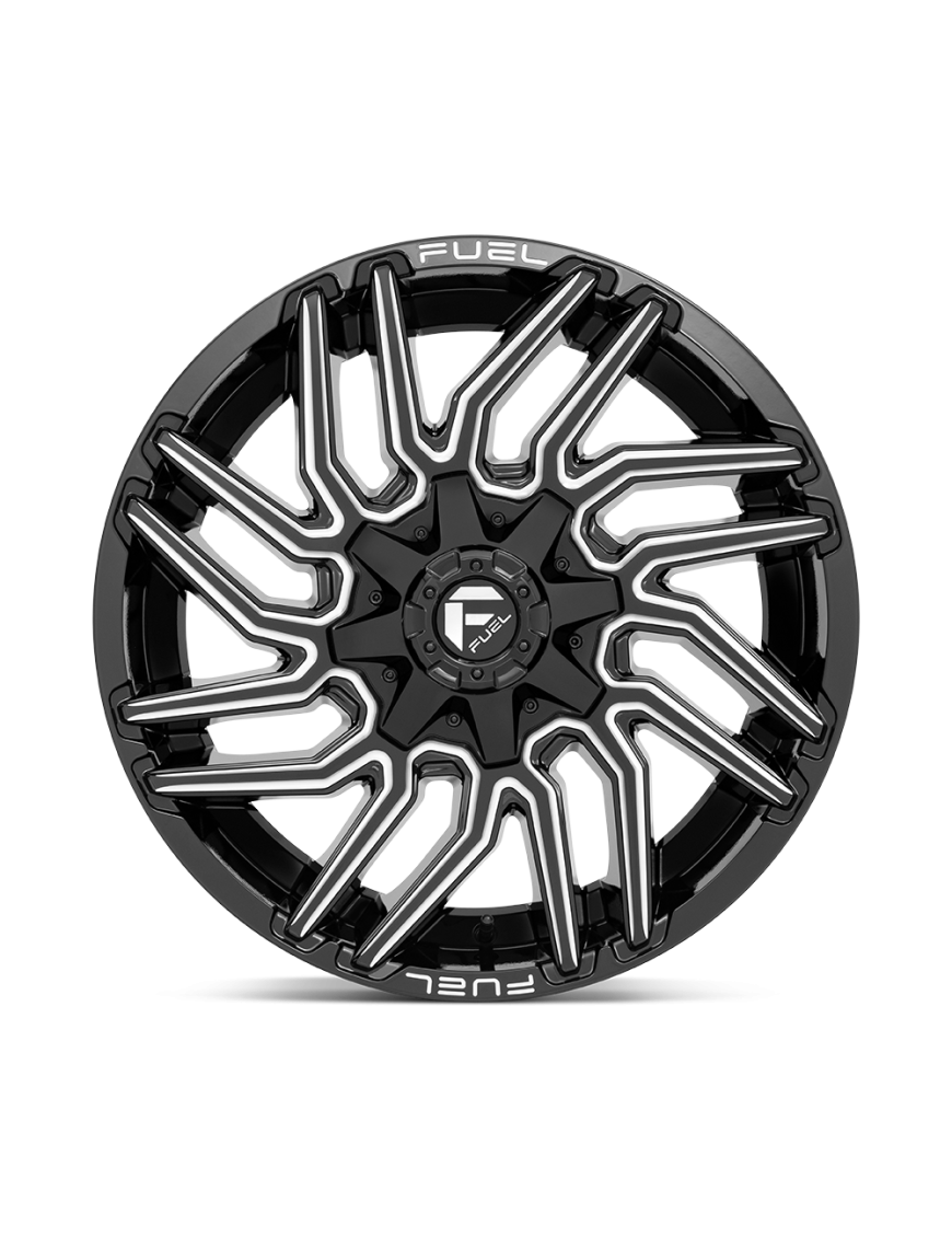 Felga aluminiowa D773 TYPHOON Gloss Black Milled FUEL