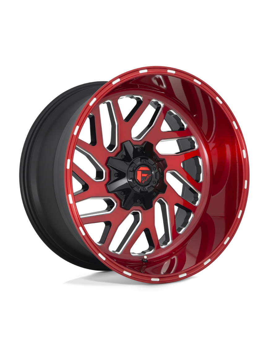 Felga aluminiowa D691 TRITON Candy Red Milled FUEL