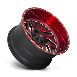 Felga aluminiowa D691 TRITON Candy Red Milled FUEL - ujęcie 2