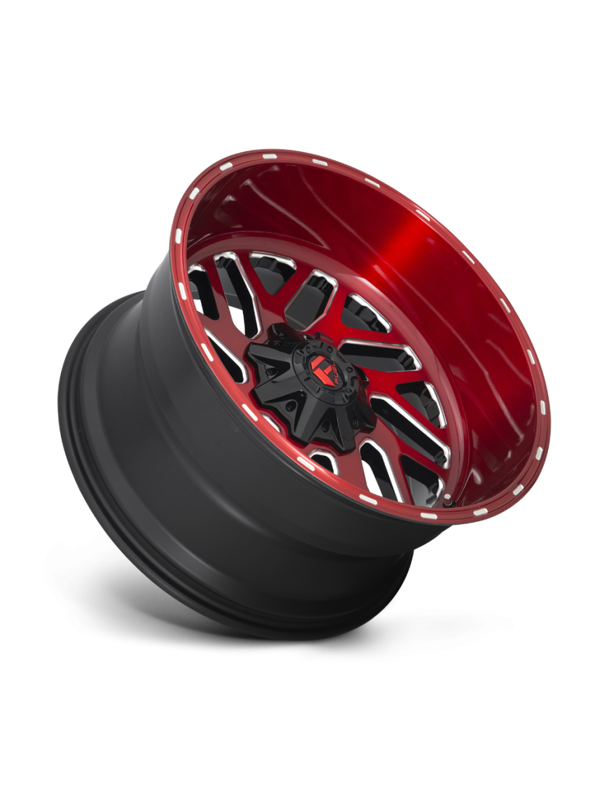 Felga aluminiowa D691 TRITON Candy Red Milled FUEL - ujęcie 2