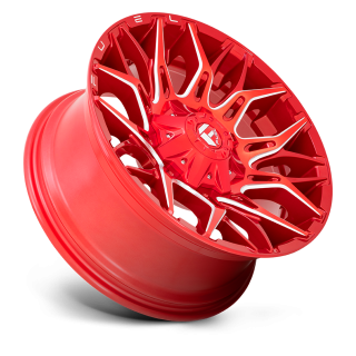 Felga aluminiowa D771 TWITCH Candy Red Milled FUEL - ujęcie 2