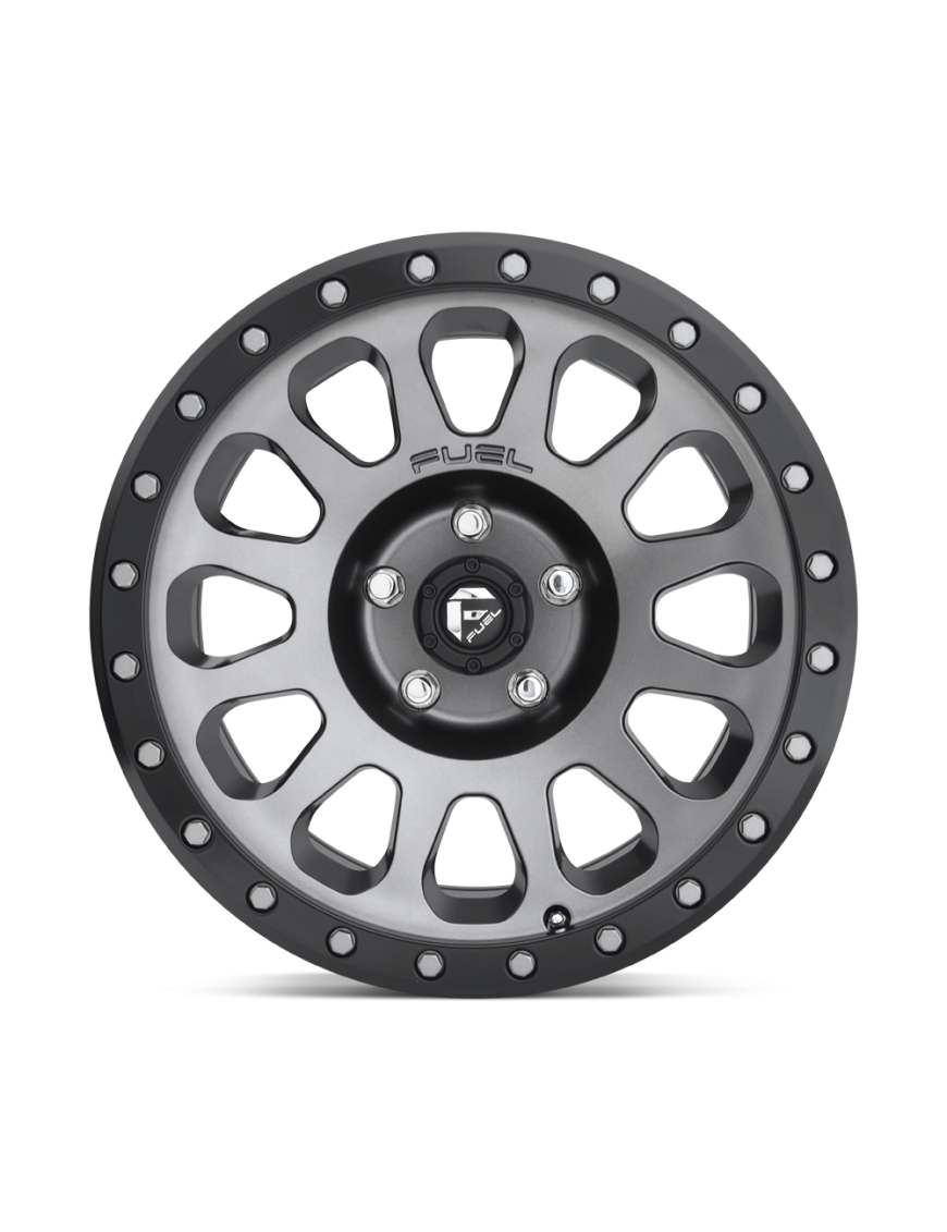 Felga aluminiowa D601 VECTOR Matte Gun Metal Black Bead Ring FUEL - ujęcie 2