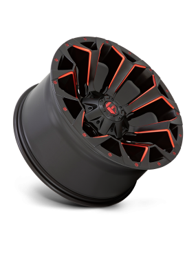 Felga aluminiowa D787 ASSAULT Matte Black Red Milled FUEL