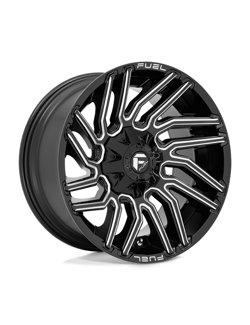 Felga aluminiowa D773 TYPHOON Gloss Black Milled FUEL