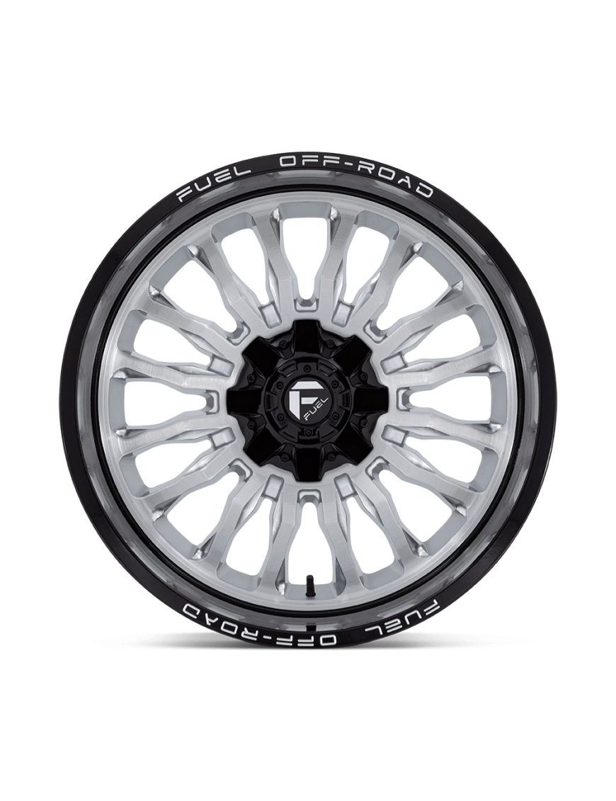 Felga aluminiowa D798 ARC Silver Brushed Face W/ Milled Black Lip FUEL - ujęcie 2