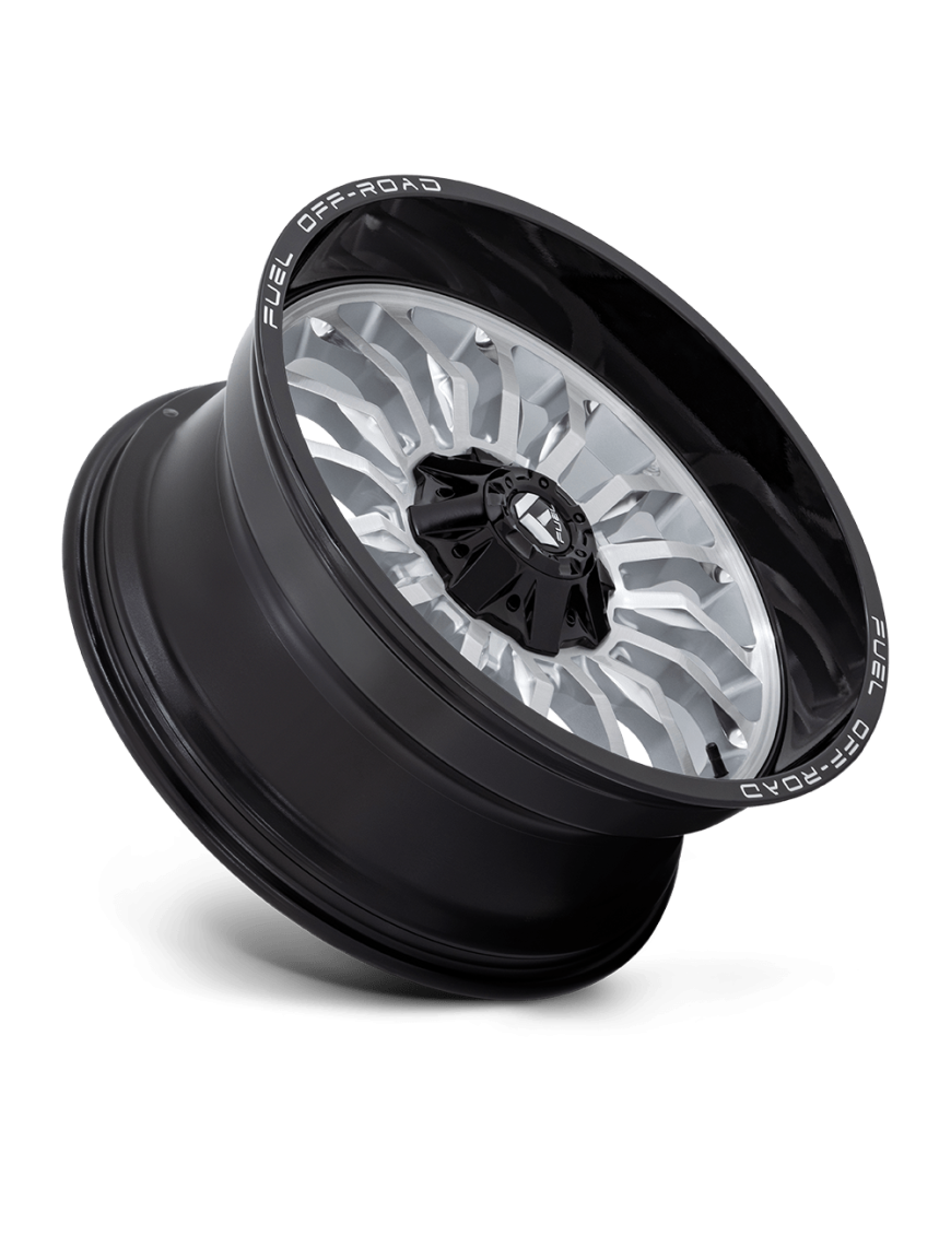 Felga aluminiowa D798 ARC Silver Brushed Face W/ Milled Black Lip FUEL - ujęcie 3