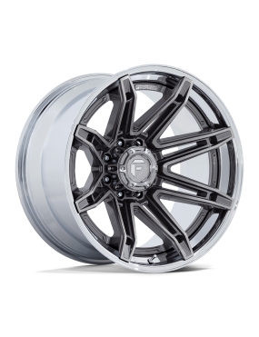 Felga aluminiowa FC401 BRAWL Platinum W/ Chrome Lip FUEL