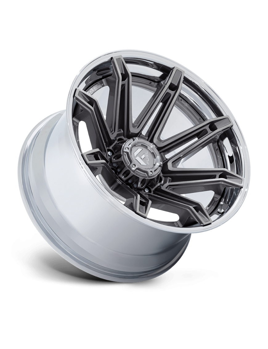 Felga aluminiowa FC401 BRAWL Platinum W/ Chrome Lip FUEL