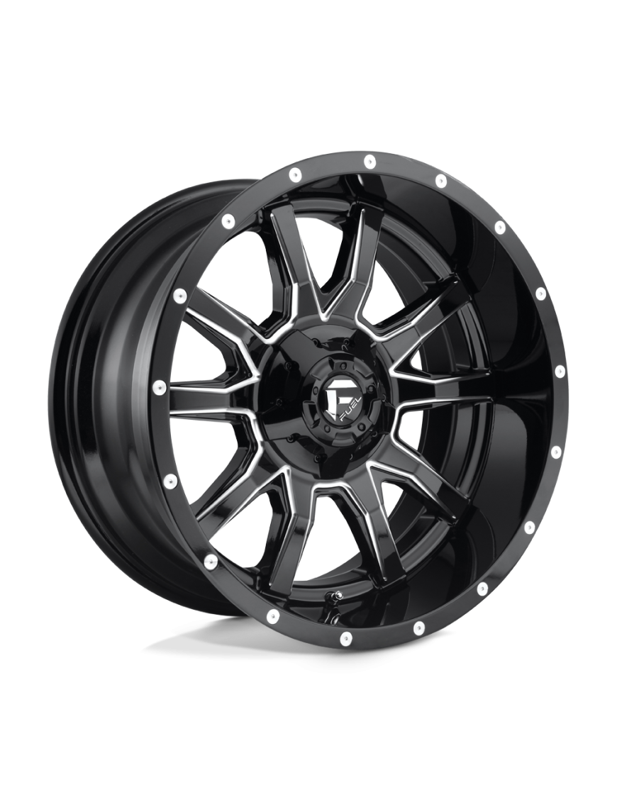 Felga aluminiowa D627 VANDAL Gloss Black Milled FUEL