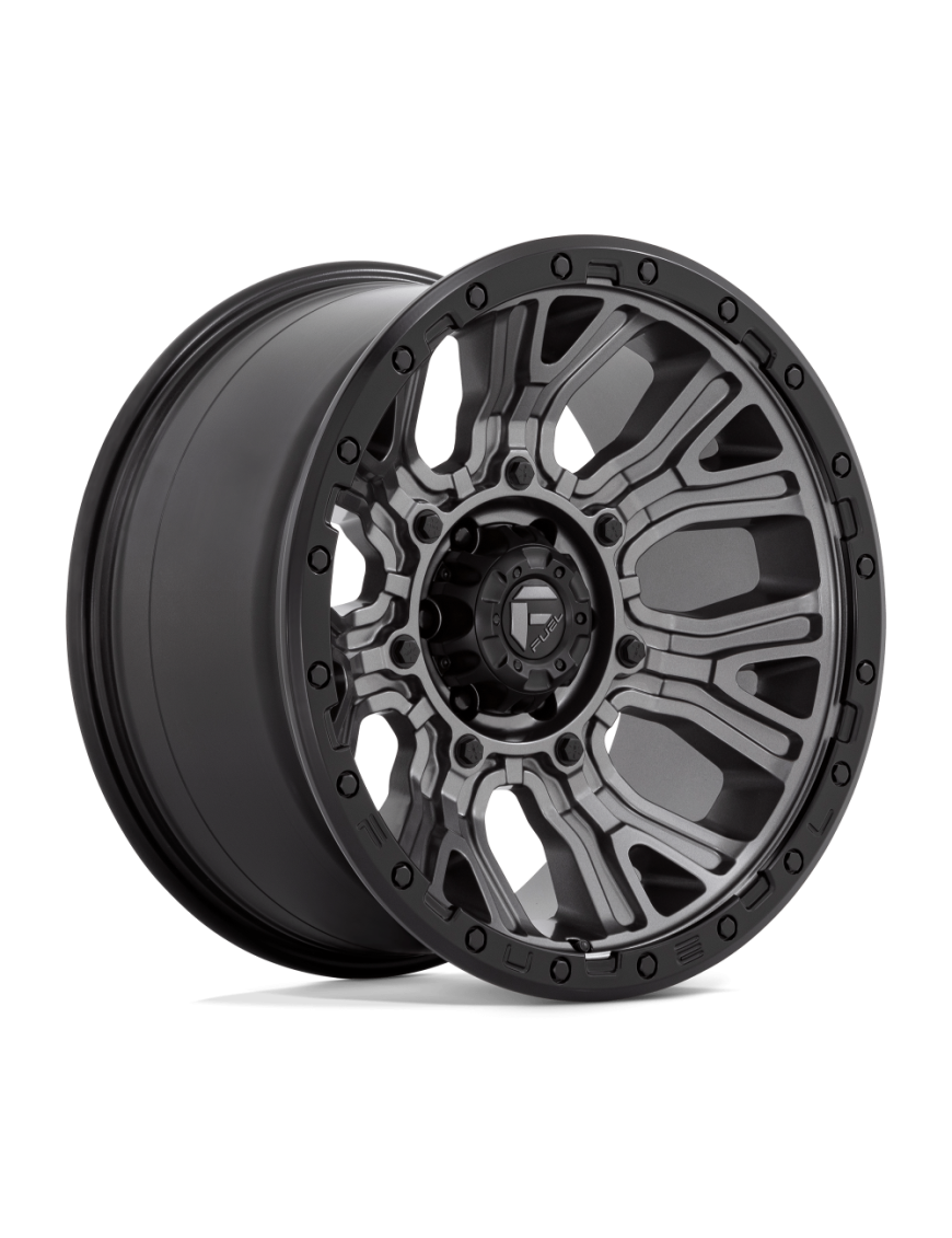 Felga aluminiowa D825 TRACTION Matte Gunmetal W/ Black Ring FUEL