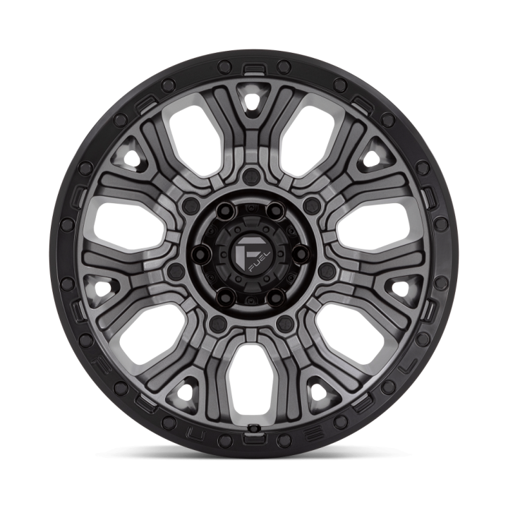 Felga aluminiowa D825 TRACTION Matte Gunmetal W/ Black Ring FUEL - ujęcie 2