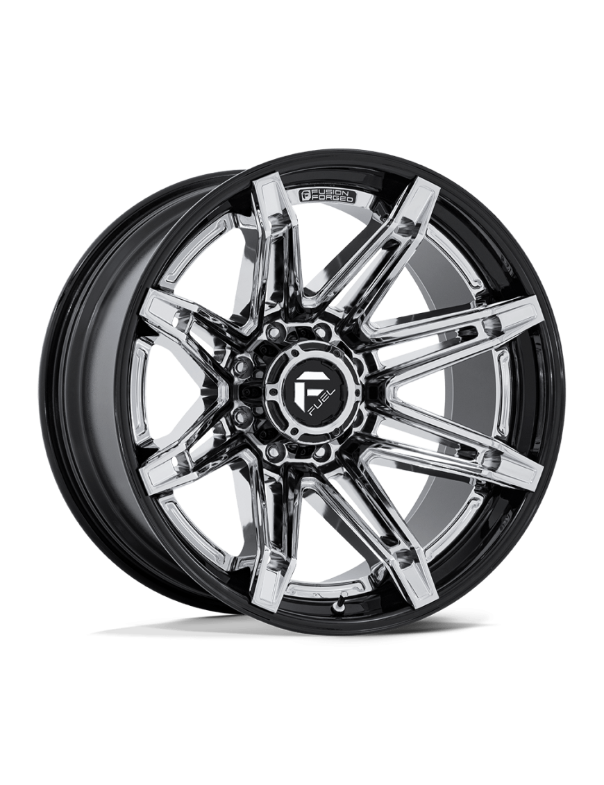 Felga aluminiowa FC401 BRAWL Chrome W/ Gloss Black Lip FUEL