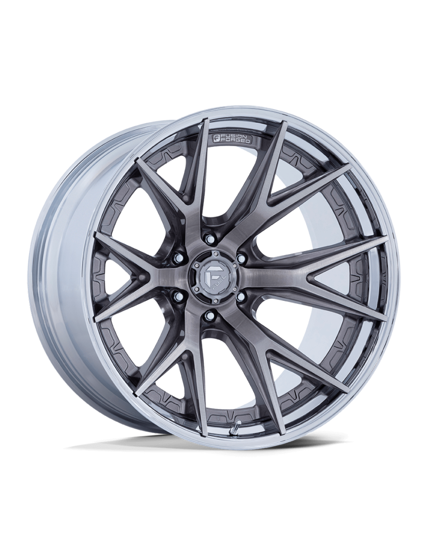 Felga aluminiowa FC402 CATALYST Platinum W/ Chrome Lip FUEL