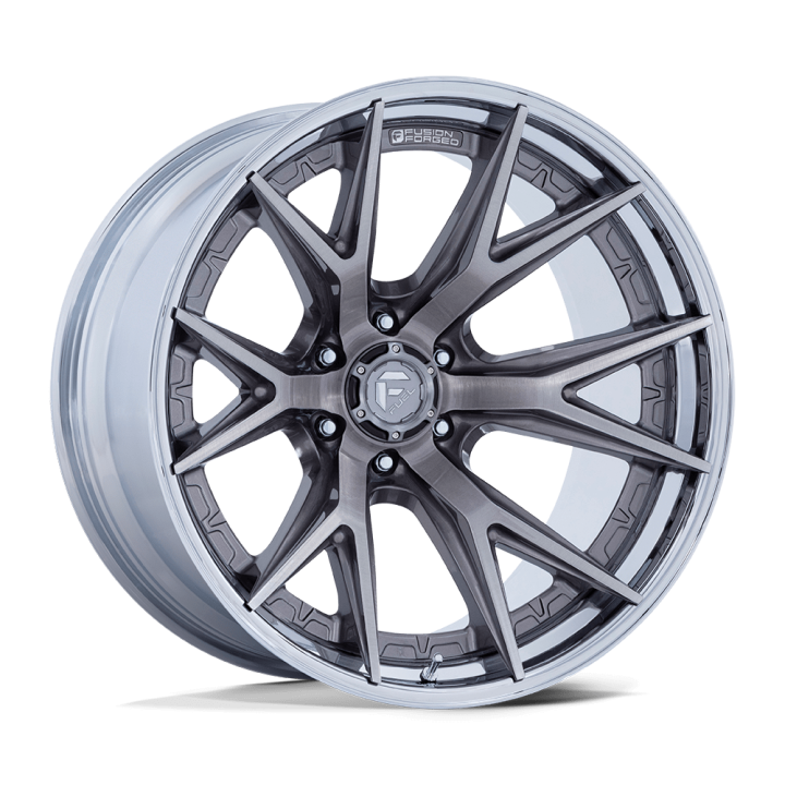 Felga aluminiowa FC402 CATALYST Platinum W/ Chrome Lip FUEL