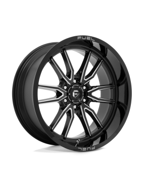 Felga aluminiowa D761 CLASH Gloss Black Milled FUEL