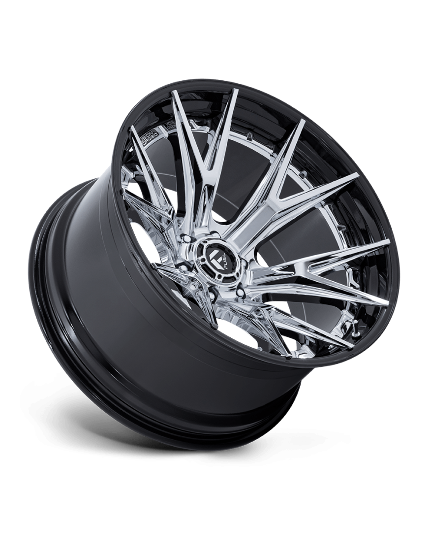 Felga aluminiowa FC402 CATALYST Chrome W/ Gloss Black Lip FUEL - ujęcie 2