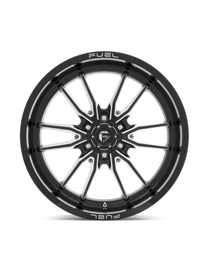 Felga aluminiowa D761 CLASH Gloss Black Milled FUEL - ujęcie 2