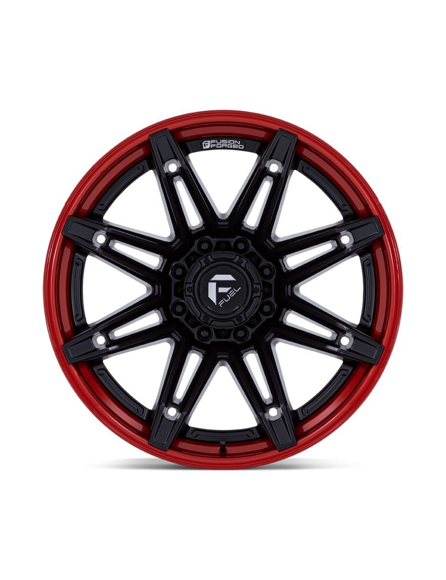 Felga aluminiowa FC401 BRAWL Matte Black W/ Candy Red Lip FUEL - ujęcie 2
