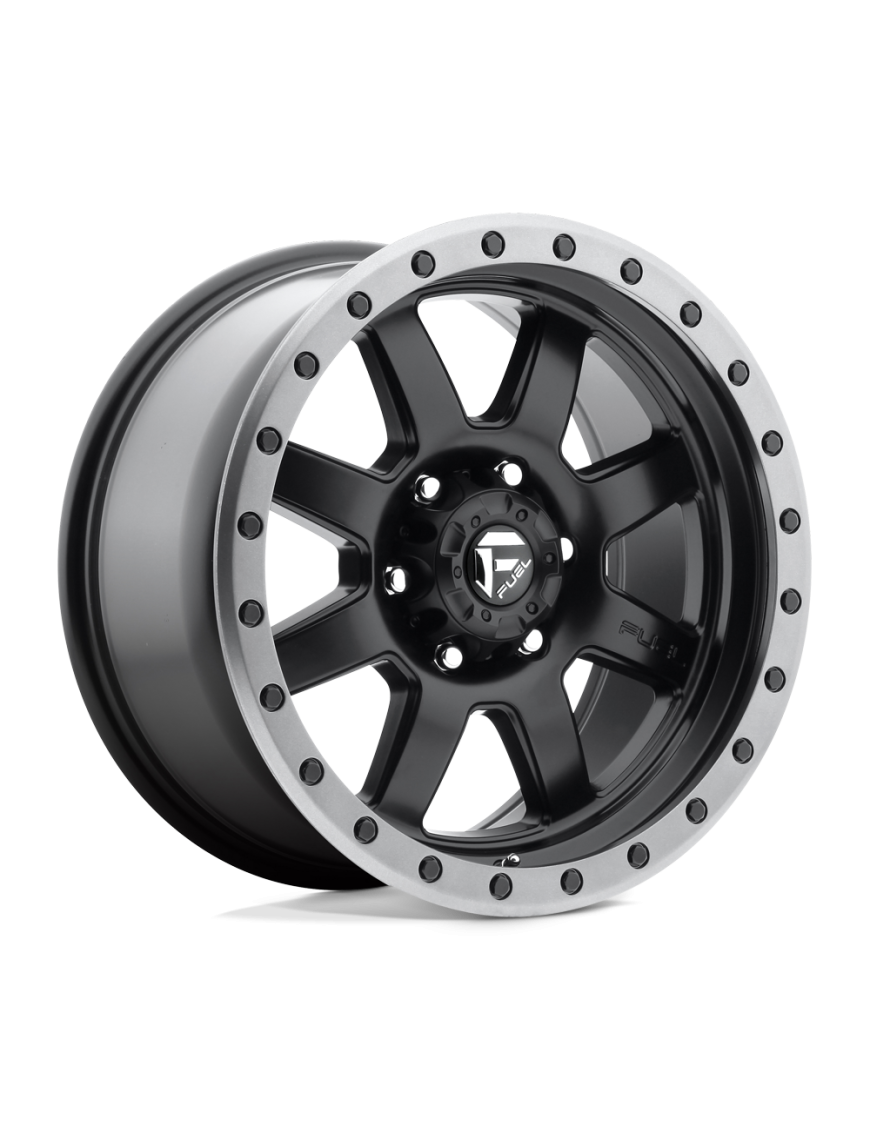 Felga aluminiowa D551 TROPHY Matte Black Gun Metal Ring FUEL