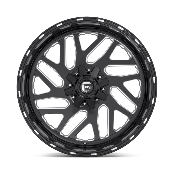 Felga aluminiowa D581 TRITON Gloss Black Milled FUEL - ujęcie 2