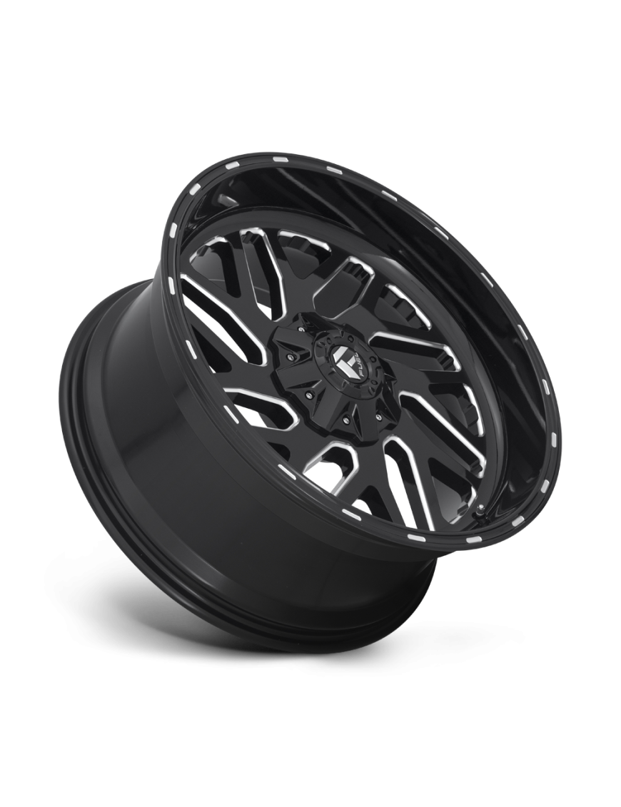 Felga aluminiowa D581 TRITON Gloss Black Milled FUEL - ujęcie 3