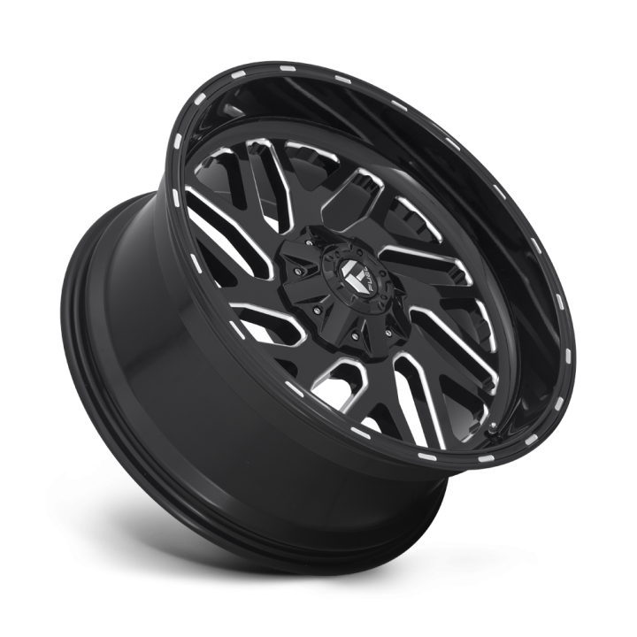 Felga aluminiowa D581 TRITON Gloss Black Milled FUEL - ujęcie 3