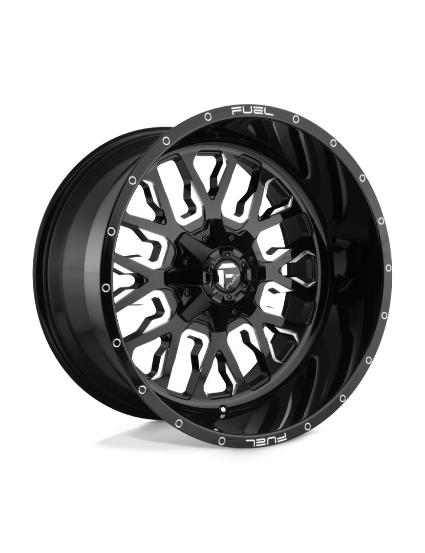 Felga aluminiowa D611 STROKE Gloss Black Milled FUEL