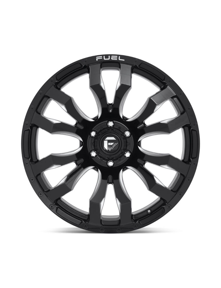 Felga aluminiowa D673 BLITZ Gloss Black Milled FUEL - ujęcie 3