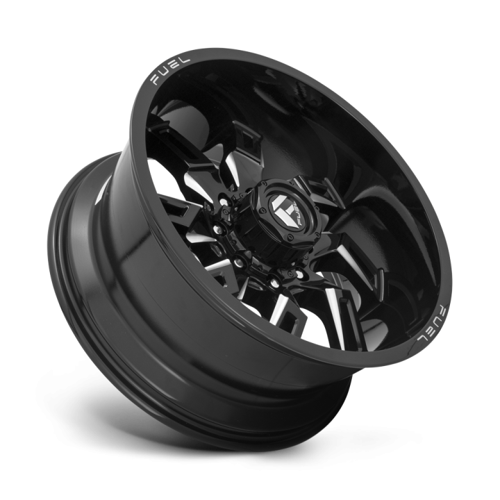 Felga aluminiowa D747 LOCKDOWN Gloss Black Milled FUEL - ujęcie 3