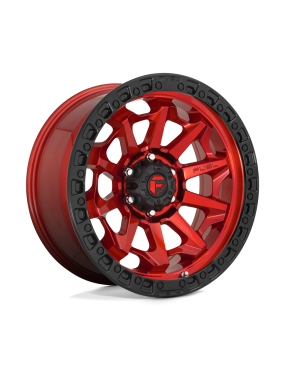 Felga aluminiowa D695 COVERT Candy Red Black Bead Ring FUEL