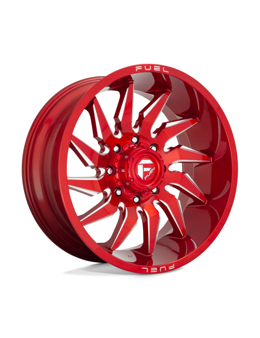 Felga aluminiowa D745 SABER Candy Red Milled FUEL