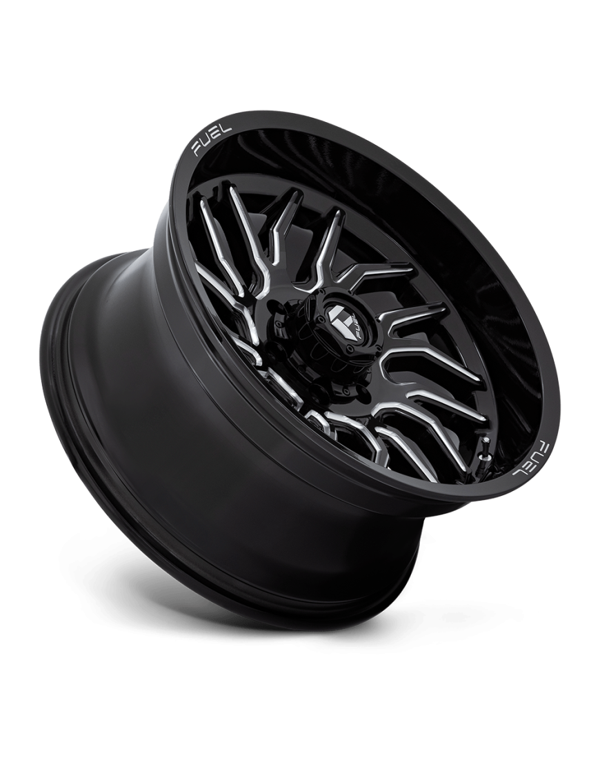 Felga aluminiowa D807 HURRICANE Gloss Black Milled FUEL - ujęcie 2