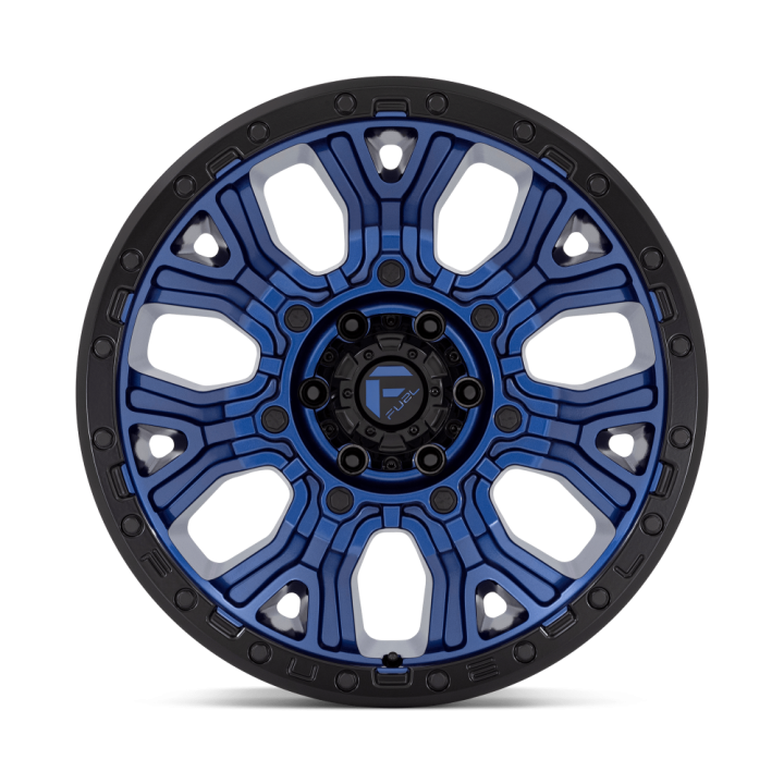 Felga aluminiowa D827 TRACTION Dark Blue W/ Black Ring FUEL - ujęcie 3
