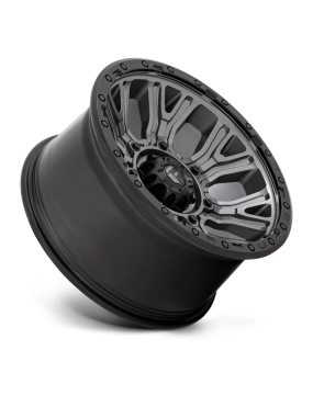 Felga aluminiowa D825 TRACTION Matte Gunmetal W/ Black Ring FUEL - ujęcie 3
