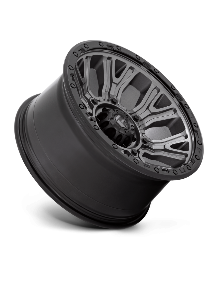 Felga aluminiowa D825 TRACTION Matte Gunmetal W/ Black Ring FUEL - ujęcie 3