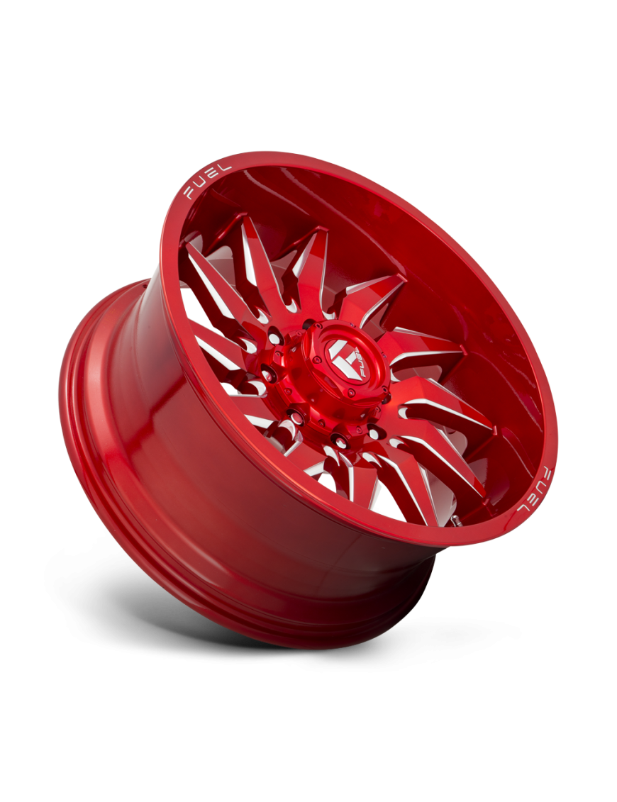 Felga aluminiowa D745 SABER Candy Red Milled FUEL - ujęcie 2