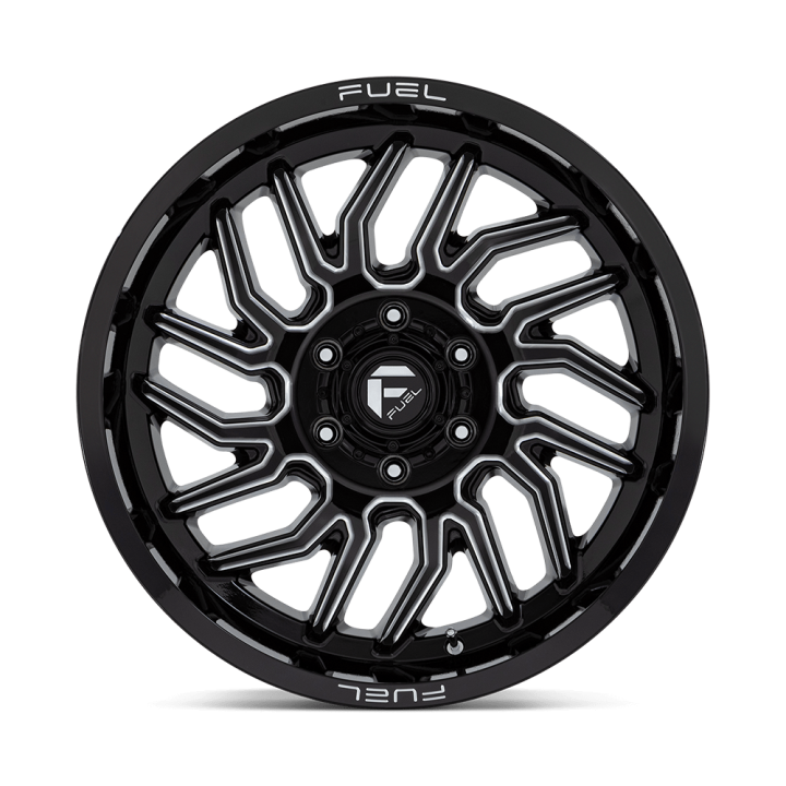 Felga aluminiowa D807 HURRICANE Gloss Black Milled FUEL - ujęcie 3