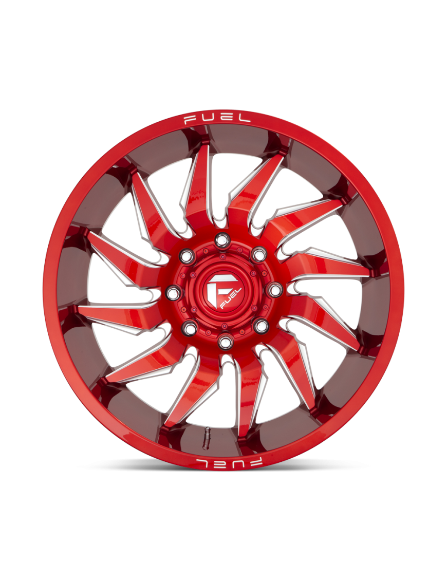 Felga aluminiowa D745 SABER Candy Red Milled FUEL - ujęcie 3