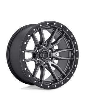 Felga aluminiowa D680 REBEL Matte Gun Metal Black Bead Ring FUEL