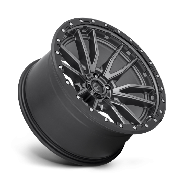 Felga aluminiowa D680 REBEL Matte Gun Metal Black Bead Ring FUEL - ujęcie 2