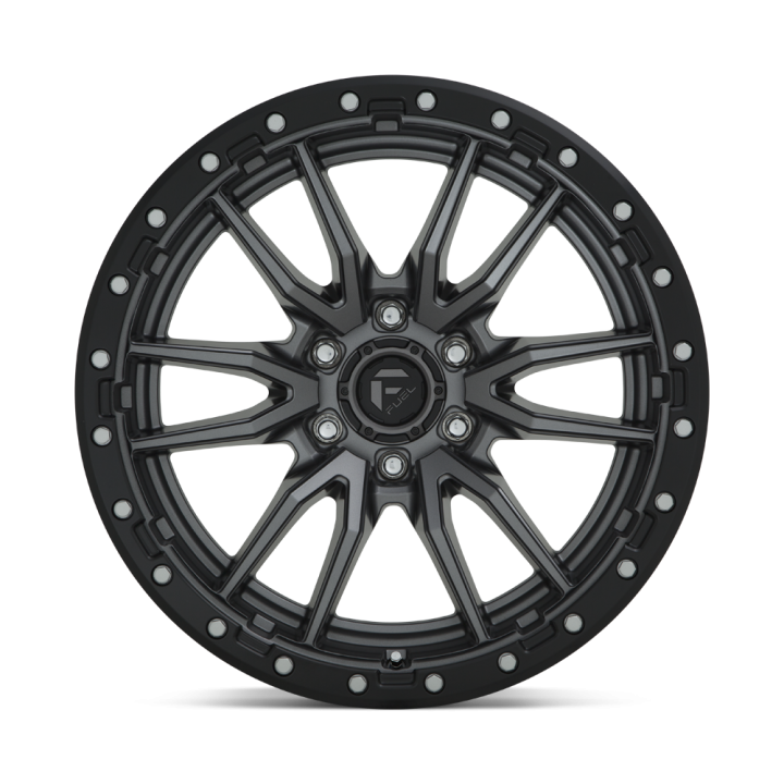 Felga aluminiowa D680 REBEL Matte Gun Metal Black Bead Ring FUEL - ujęcie 3